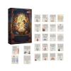 YPBEW Nativity Scene Themed Christmas Advent Calendar with 24 Days of Surprises for Family Fun Activity and Home Decoration Nativity Scene Calendar view 1