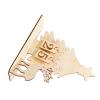 YPBEW Wooden Advent Calendar Christmas with Wood Number Sign for Home Party Decoration Desk Display Christmas view 3