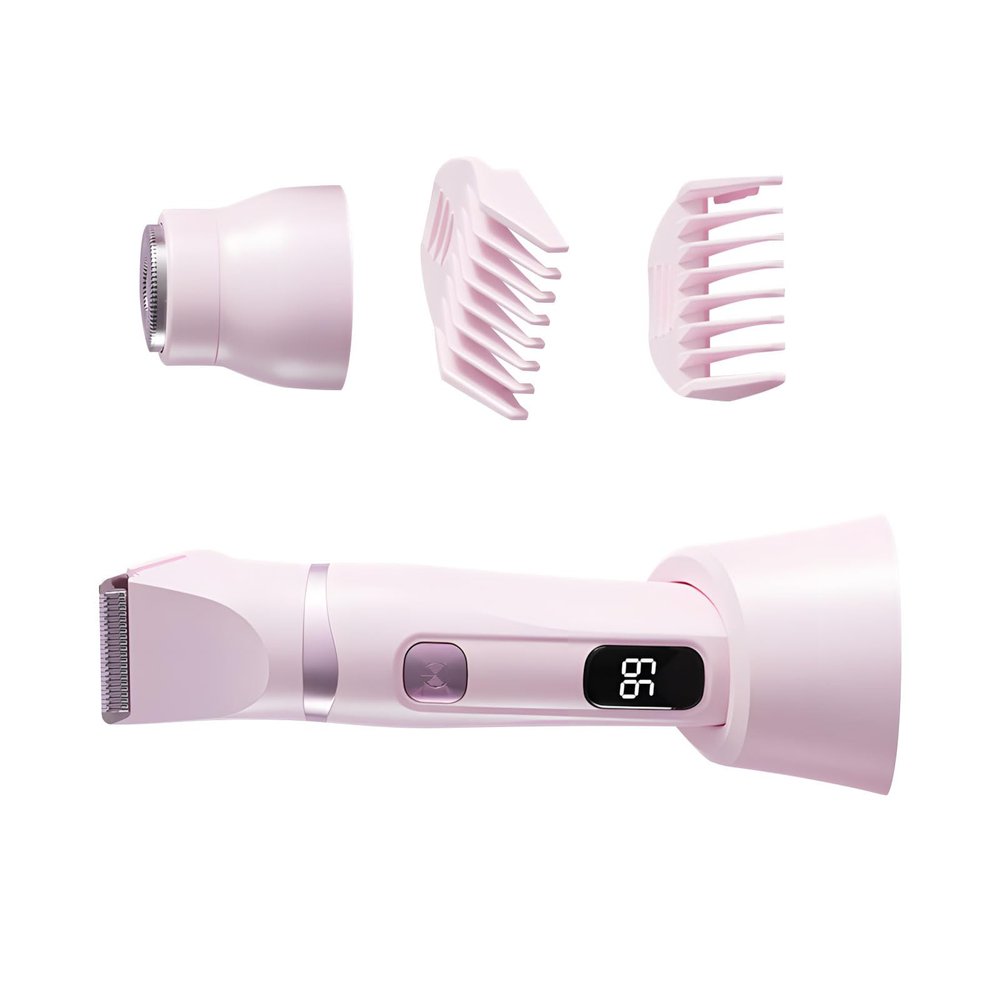 2 in 1 Intimate Line Trimmer and Body Shaver with Metal Components and 60 Min Usage Duration Smooth Skin Cutter