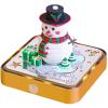 YPBEW LED Illuminated 2026 Snowman Paper Cut Calendar Winter Scene Home Decoration Rechargeable Snowman view 1