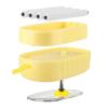 Elnwnnkc ABS+PS Household Cleaning Brush Press to Dispense Liquid Bubble Roller Gentle on Delicate Textiles Shoe Carpet Scrubber Soft Roller Cleaning Brush view 3