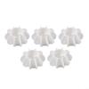 5 Silicone Laundry Balls Designed for Drum and Automatic Washing Machines to Reduce Clothes Wrinkles and Prevent Knotting During Wash (white) view 1