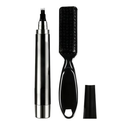 Beard Pencil Filler - Hairline Definer Pen, 1.5g Precision Grooming Tool for Natural Beard Enhancement and Shape Filling Smooth Blend Formula for Seamless Coverage Makeup Pen