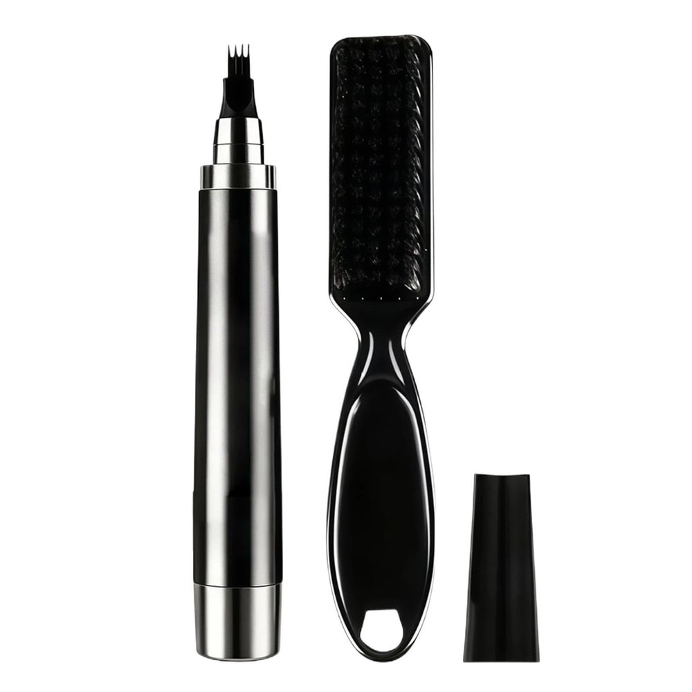 Beard Pencil Filler - Hairline Definer Pen, 1.5g Precision Grooming Tool for Natural Beard Enhancement and Shape Filling Smooth Blend Formula for Seamless Coverage Makeup Pen