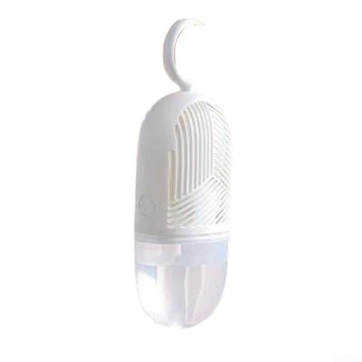 Hanging Dehumidifier Box Reusable Moisture Absorber For Wardrobe Closet Bathroom Kitchen Anti For Mold Damp Control With Transparent Reservoir White(White)