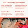Oatco Superfuel Super Bites Energy Balls, Hazelnut Chocolate | Natural Energy Snack, Source of Fibre | As Seen on Dragon's Den | Pre-Workout, Office & School Run Snack | 10 x 2-Packs (68g) view 4