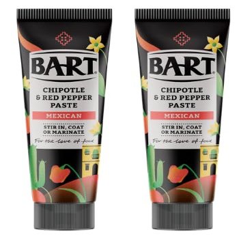 BART Chipotle & Red Pepper Paste, Mexican, Stir in, Coat or Marinate, Pack of 2