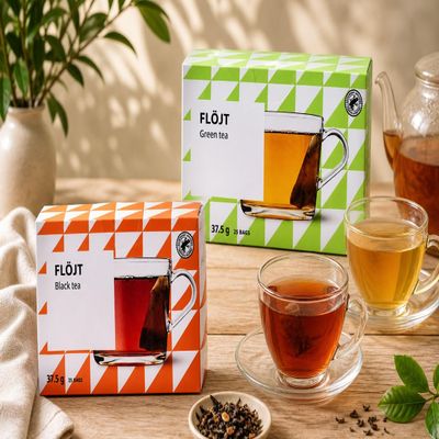 Fakhri Green & Black Tea Combo Rainforest Alliance Certified 37.5g 25 Pack Each Summers Gifting Set