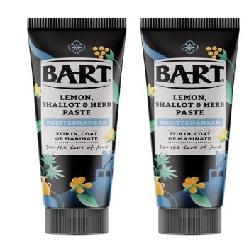 BART Lemon, Shallot & Herb Paste, Mediterranean Flavour, Stir in, Coat or Marinate, 2 Pack