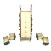 YPBEW Christmas Sleigh Tree Wooden Advent Calendar Countdown Party Decor 24 Drawers with LED Light Ornament Christmas Decorations view 4