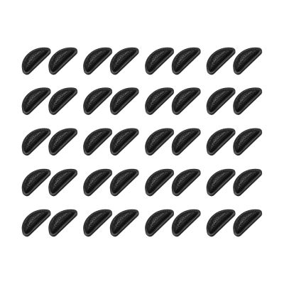 20 Pairs Silicone Nose Cushions Suitable for Acetate Glasses Precisely Cut 15mm Length Seamless Frame Compatibility Adhesive Nose Pads for Glasses