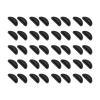 20 Pairs Silicone Nose Cushions Suitable for Acetate Glasses Precisely Cut 15mm Length Seamless Frame Compatibility Adhesive Nose Pads for Glasses view 3