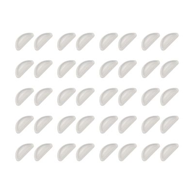 20 Pairs Silicone Nose Cushions Suitable for Acetate Glasses Precisely Cut 15mm Length Seamless Frame Compatibility Adhesive Nose Pads for Glasses