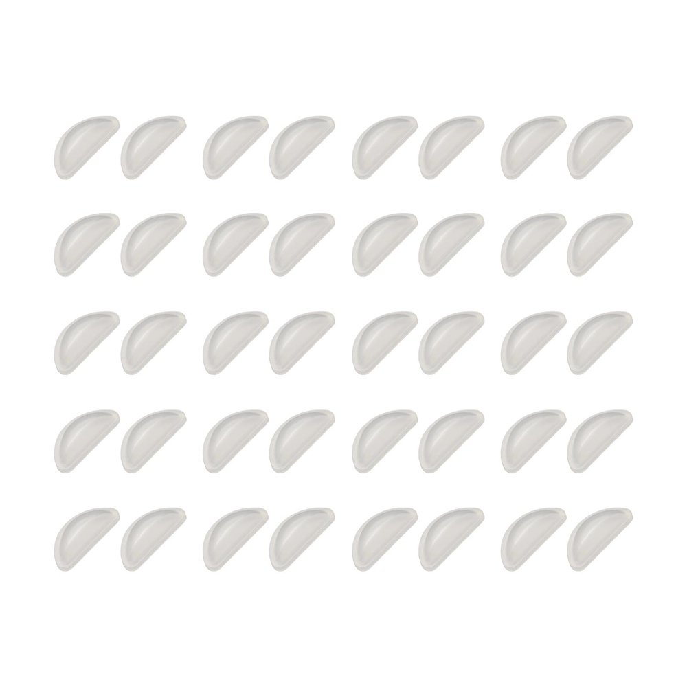 20 Pairs Silicone Nose Cushions Suitable for Acetate Glasses Precisely Cut 15mm Length Seamless Frame Compatibility Adhesive Nose Pads for Glasses