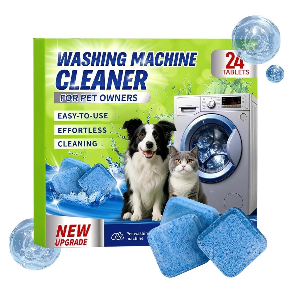 Pet Hair Dissolver for Washing Machine 24 Piece Fast Acting Deep Clean