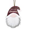 YPBEW Christmas Advent Calendar Cute Wooden Cane Candy Design Countdown Calendar Wall Hanging Decoration for Kids Wooden Cane Candy Ornament view 3