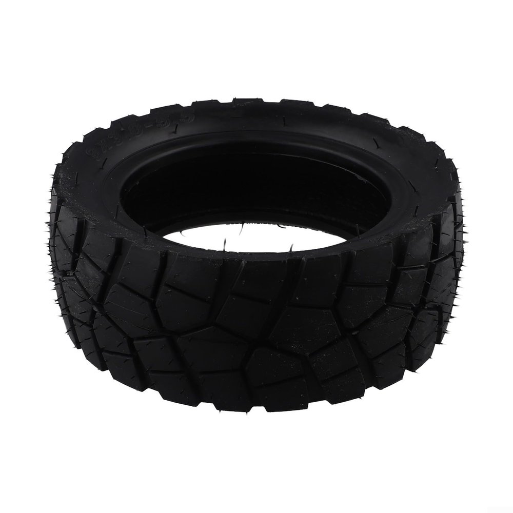 9x3.0-5.5 Tubeless Tyre for Electric Scooter, Thickened Rubber Vacuum Tire with Load-Bearing Design, For Lasting Off-Road Wheel Replacement for Balance Cars, 9 Inch Black