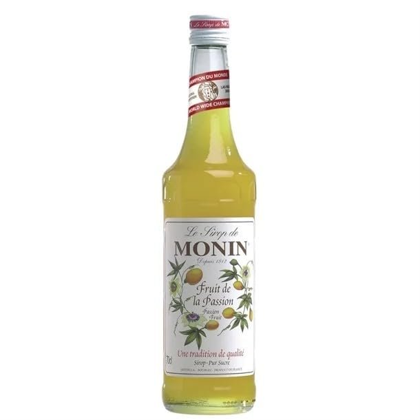 We Can Source It Ltd Passion Fruit Syrup 700ml, Monin Premium Flavour Syrup for Cocktails, Coffee & Beverages Hot Drinks, Vegan & Natural Ingredients, Bar & Caf Use