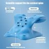 Cervical Neck Stretcher - Portable Traction Device, Ergonomic Curvature Massage Pillow, Neck Support, Stress Fatigue Reliever, Firm EVA Aligner | Relaxing eck Shoulder Support for Home view 4