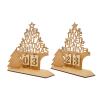 YPBEW Christmas Advent Calendar Wood Countdown Calendar for Home or Classroom Display Festival Home Decoration Accessories Easy to Set Countdown view 4