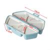 GLOBALHUT 6 in 1 Onigiri for MOLD for Triangle Rice Balls, Foldable Portable Sushi Maker Box with Non-Stick for SURFACE, Food Safe Plastic Lunch Kit for Kids Picnic Travel, Blue(1) view 2