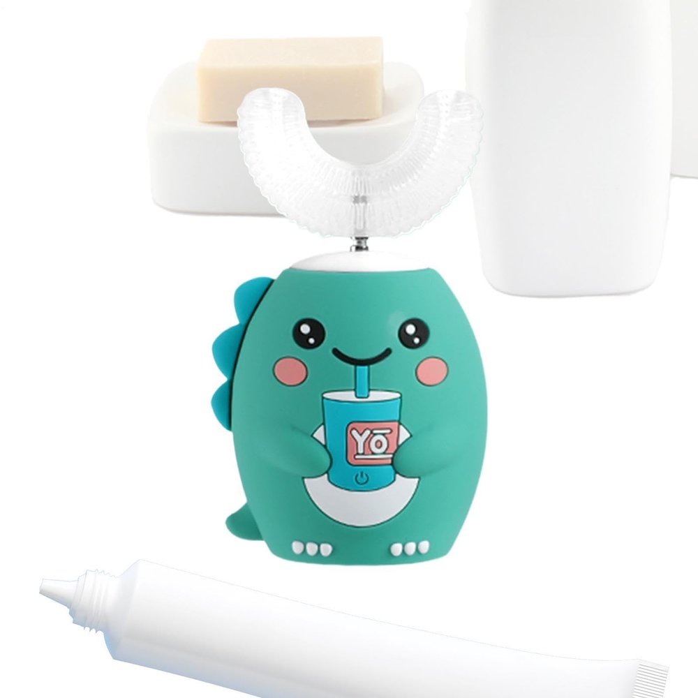 U Shape Toothbrush for Kids USB Charging Full Mouth Cleaning
