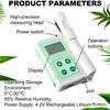 Chlorophyll Meter, Portable Leaf Greenness Tester & Analyzer, 0.0100 SPAD, Rechargeable for Precision Farming & Gardening view 2