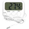 Digital Probe Thermometer with .5m Cable, LCD Display for Aquarium, Swimming Pool, Incubator, Wine Cellar, -40 to 70C view 1