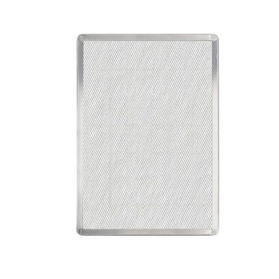 EasyByMall Aluminum Pizza Baking Screen Pizza Sheet Pan Rectangular 28 * 40cm 20 * 30cm Pizza Screen For Baking Or Roasting