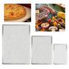 EasyByMall Aluminum Pizza Baking Screen Pizza Sheet Pan Rectangular 28 * 40cm 20 * 30cm Pizza Screen For Baking Or Roasting view 3