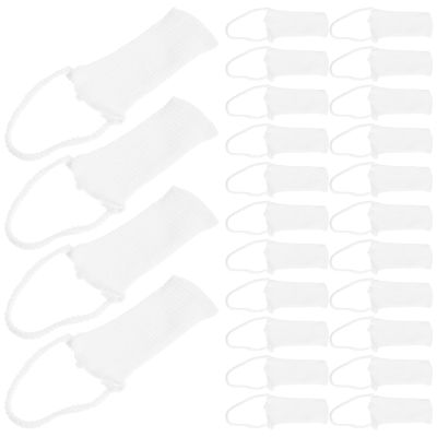 PAMINGONO Elastic Mesh Cotton Bandage Cap for Outdoor Sports 50pcs White Cotton Material with Efficient Wound and Easy Single-Handed Application for Adults and Home Kits