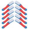 HORIALENCE Shoe Cleaning Brushes 10pcs Effective Dirt Removal and Comfortable Abs Grip with Soft Nylon Bristles and Gap Cleaning Sneaker Brush Set for Household Use view 1