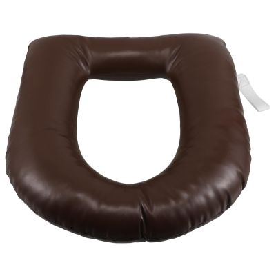 Brown Toilet Seat Cover Pad Height Increasing 3.54 Inch Eva Cotton
