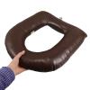 Brown Toilet Seat Cover Pad Height Increasing 3.54 Inch Eva Cotton view 4