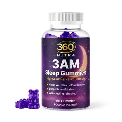 Magnesium Glycinate Gummies 600mg High Strength Chewable Magnesium 73mg Elemental Magnesium with L-Theanine, Lemon Balm, Ashwagandha, L-Tryptophan & Vitamin B6 No Tablets Berry Flavour 60