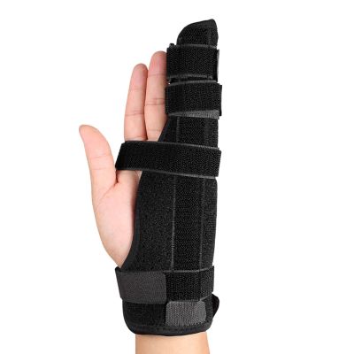 Muiltvoe Boxer Finger Splint,Adjustable Pinky Finger Splint for Boxer's Fracture,Carpal Tunnel Arthritis Tendonitis,Fits Left/Right Hand,Breathable Design,L