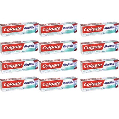 Colgate Max White Crystal Mint Toothpaste, 100ml, Pack of 12