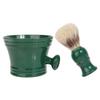 Abaodam Beard Grooming Kit for Men with Pig Bristle Brush and Polystyrene Foam Shaving Bowl, Portable Design to Create Rich Lather, for Home and Travel Use