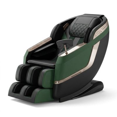 3D Smart Massage Chair with SL Track, Zero Gravity Full Body Massager with AI Body Scanning, Heat Therapy for Waist & Calves, 10 Auto Programs, One-Piece No Assembly, Compact Design(Groen)