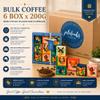 Bulk Buy Coffee Gift Set 9 Instant Coffee Sachets Individually Wrapped, Ready-to-Gift Coffee Hamper, Bulk Corporate Gifts, Employee Appreciation, Secret Santa, Event Giveaways (Box of 6) view 2