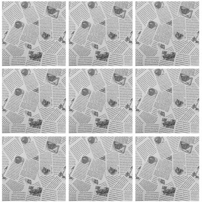 JEWEDECO 100pcs Wax Paper Sheets for Food Wrapping and Sandwiches Oil Proof Greaseproof Paper White for Parties and Weddings