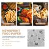 JEWEDECO 100pcs Wax Paper Sheets for Food Wrapping and Sandwiches Oil Proof Greaseproof Paper White for Parties and Weddings view 3