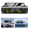 Car Clock with Digital Dashboard Thermometer, Solar Powered Auto and Interior, ABS Plastic Multi-Function Display for Vehicle Dashboard view 3