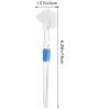Adorainbow Denture Cleaning Brush Large Multi-Tufted and Angle-Trimmed Brush Double-Sided for 3pcs, and Nylon Material Removes Particles Artificial Teeth and Dentures view 2