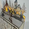 YROHGKPN Lighted Wood Advent Calendar with 24 Drawer Countdown to Christmas Decoration Desktop Ornament Accessories Advent Calendar view 3