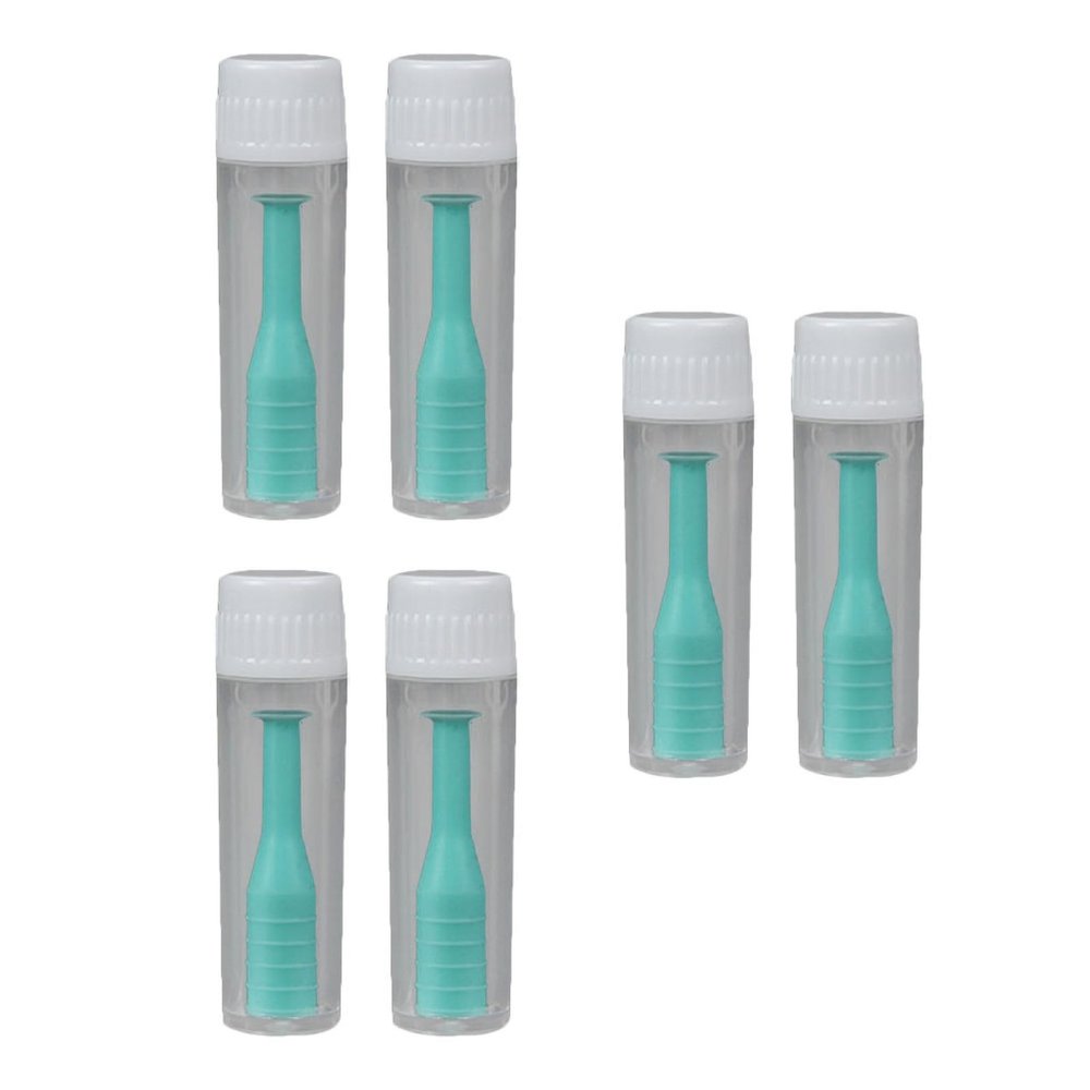 COOLHIYA Lens Inserter Remover Tool Lightweight Abs Material Gentle for Hard and Lenses 6pcs with Lens Stick Suitable for Daily Use and Travel