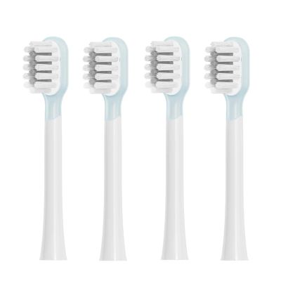 4 PcsCompatibility for Laifen Full Range Replacement Electric Toothbrush Heads Cleansing & Brightening Type/Sensitive(Sensitive Type White)