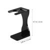 DOITOOL Acrylic Razor Stand and Shaving Brush Holder for Men, Black Shaving Tool Stand Prevents Rust and Stain, for Salon and Barbershop Use view 2