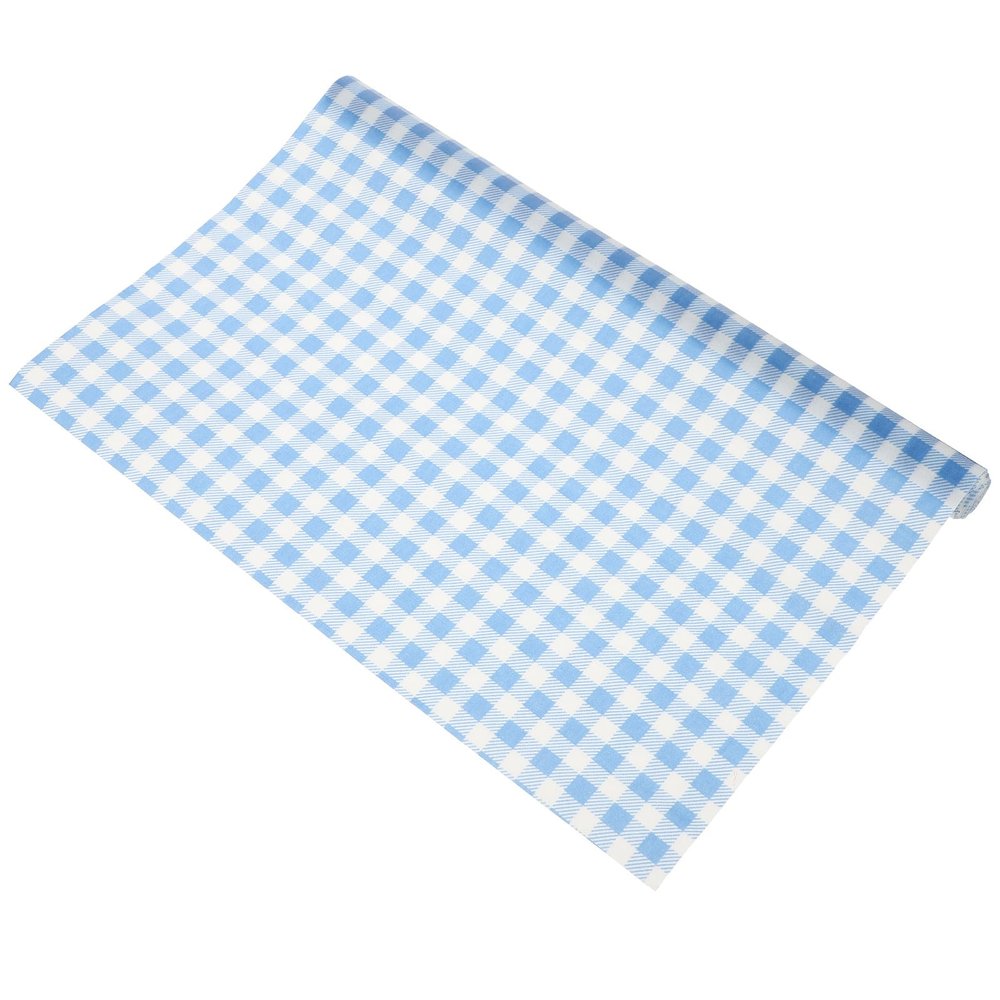 MAGICLULU Oilproof Blue Sandwich Wrap Paper Roll, Food Grade Non-stick Waxed Paper for Kitchen Essentials, Double-sided Use for Sandwiches and Food Storage
