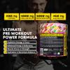 NXT Nutrition TNT Nuclear Pre-Workout, 200mg Caffeine, 4g Citrulline Malate, 3g Creatine, 3g Beta-Alanine, 30 Servings, 420g, Energy and Endurance (Mixed Candy) view 3